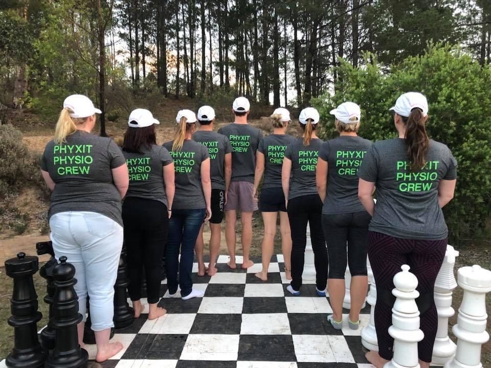 Staff Sporting Custom Printed Shirts and White Caps — Promotional Apparel In Woonona, NSW
