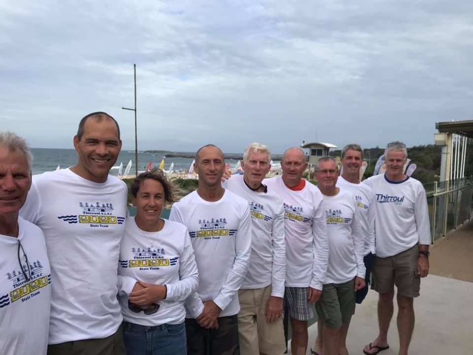 Group Of People Wearing White Longsleeves At The Rooftop — Promotional Apparel In Woonona, NSW