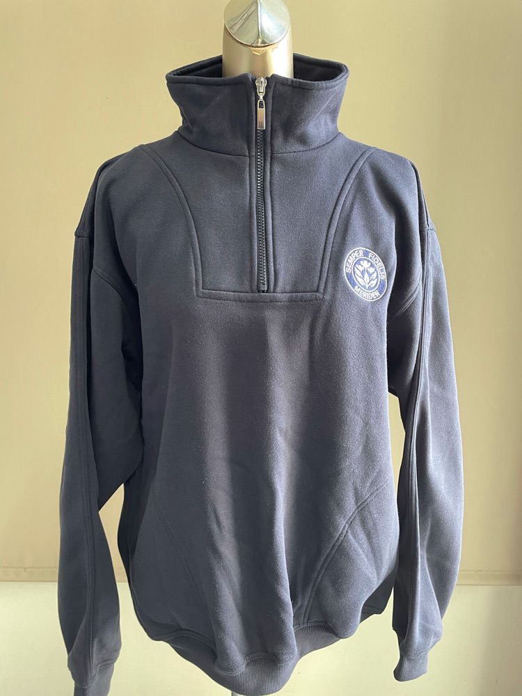 Stylish Half-Zip Jacket with Subtle Printing — Promotional Apparel In Woonona, NSW