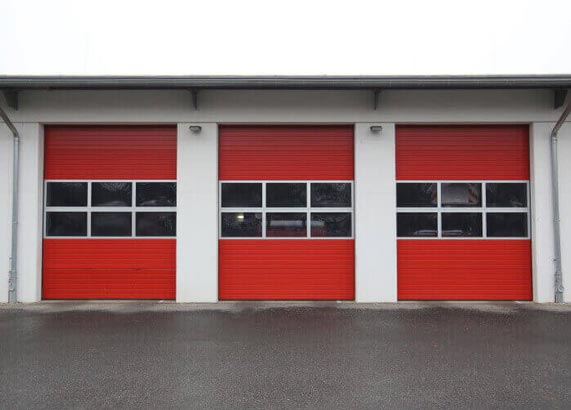 Fire Station Garage Door — Garage Door Service in Pilot Point, TX 76258