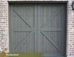 Custom Cedar Wood Garage Doors Weatherford2