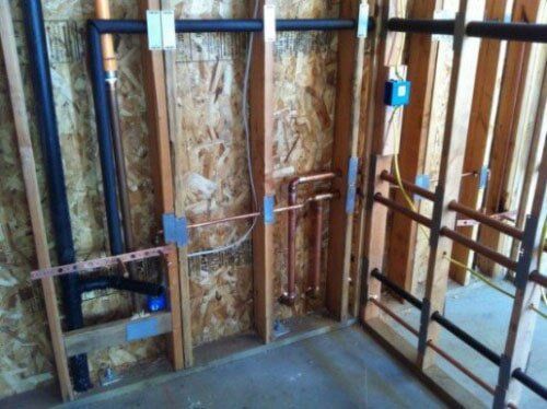 Bathroom renovation project — plumbing pipe maintenance Goleta, CA