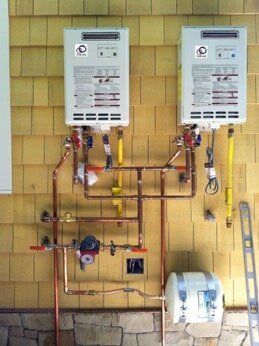 Tankless water heater — residential plumbing maintenance Goleta, CA