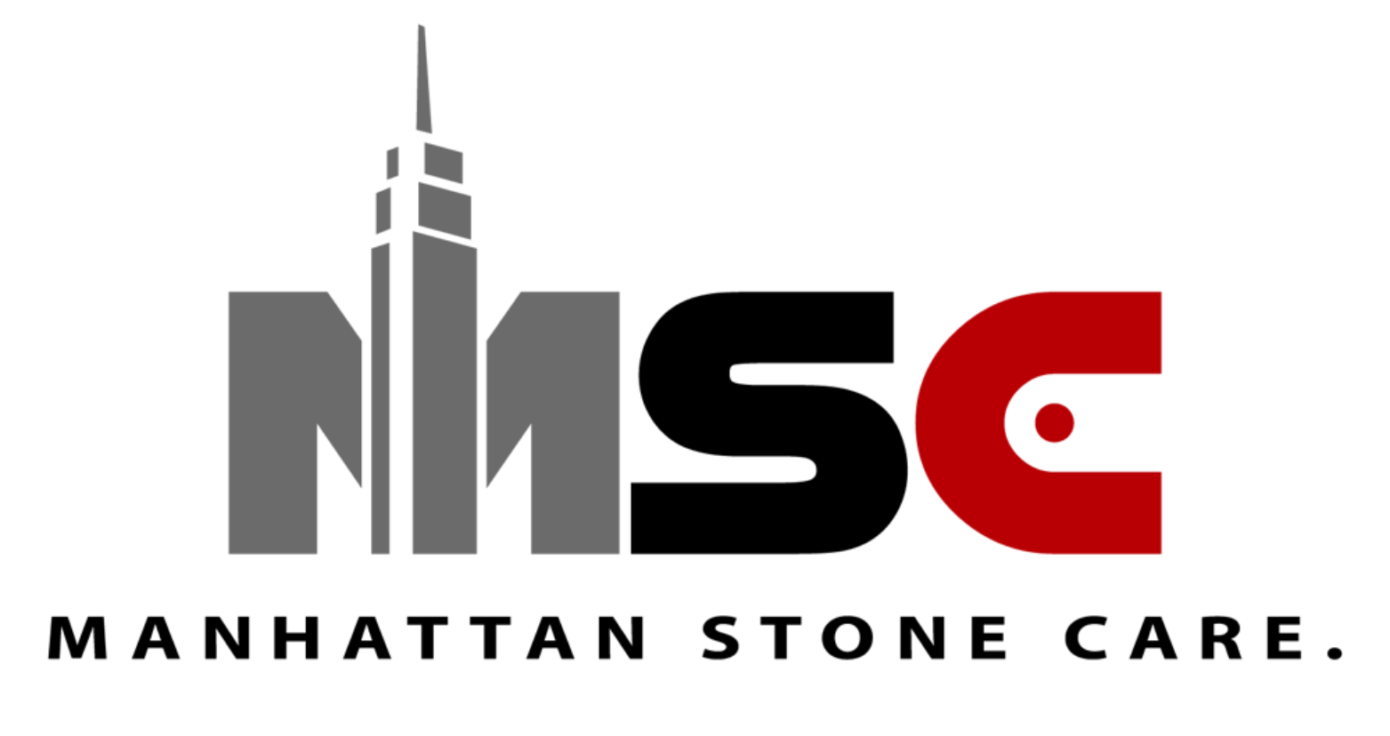 Logo for the best stone restoration company called Manhattan Stone Care Company of New York City.