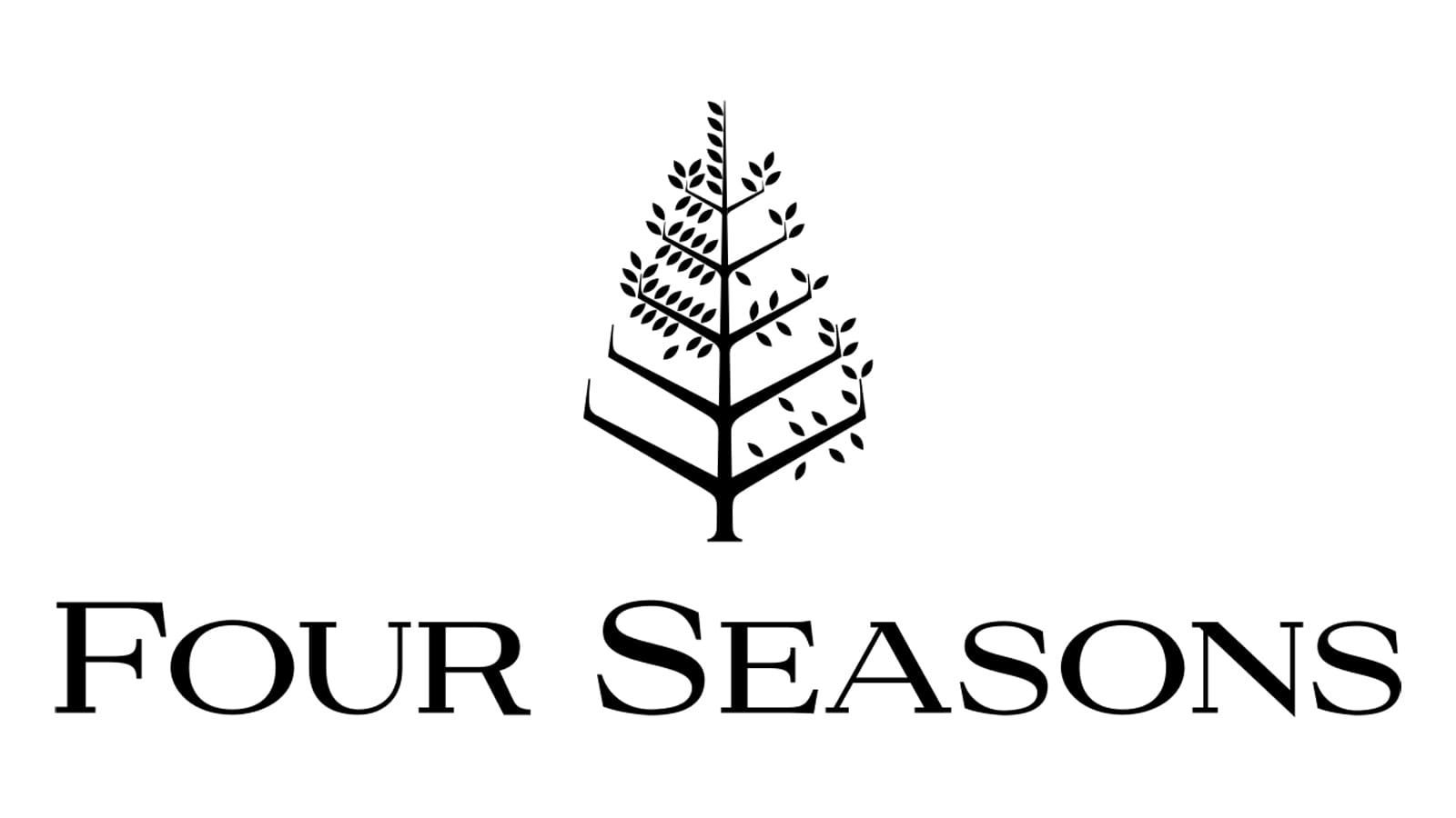 Four Seasons logo: stylized tree symbol above the words 