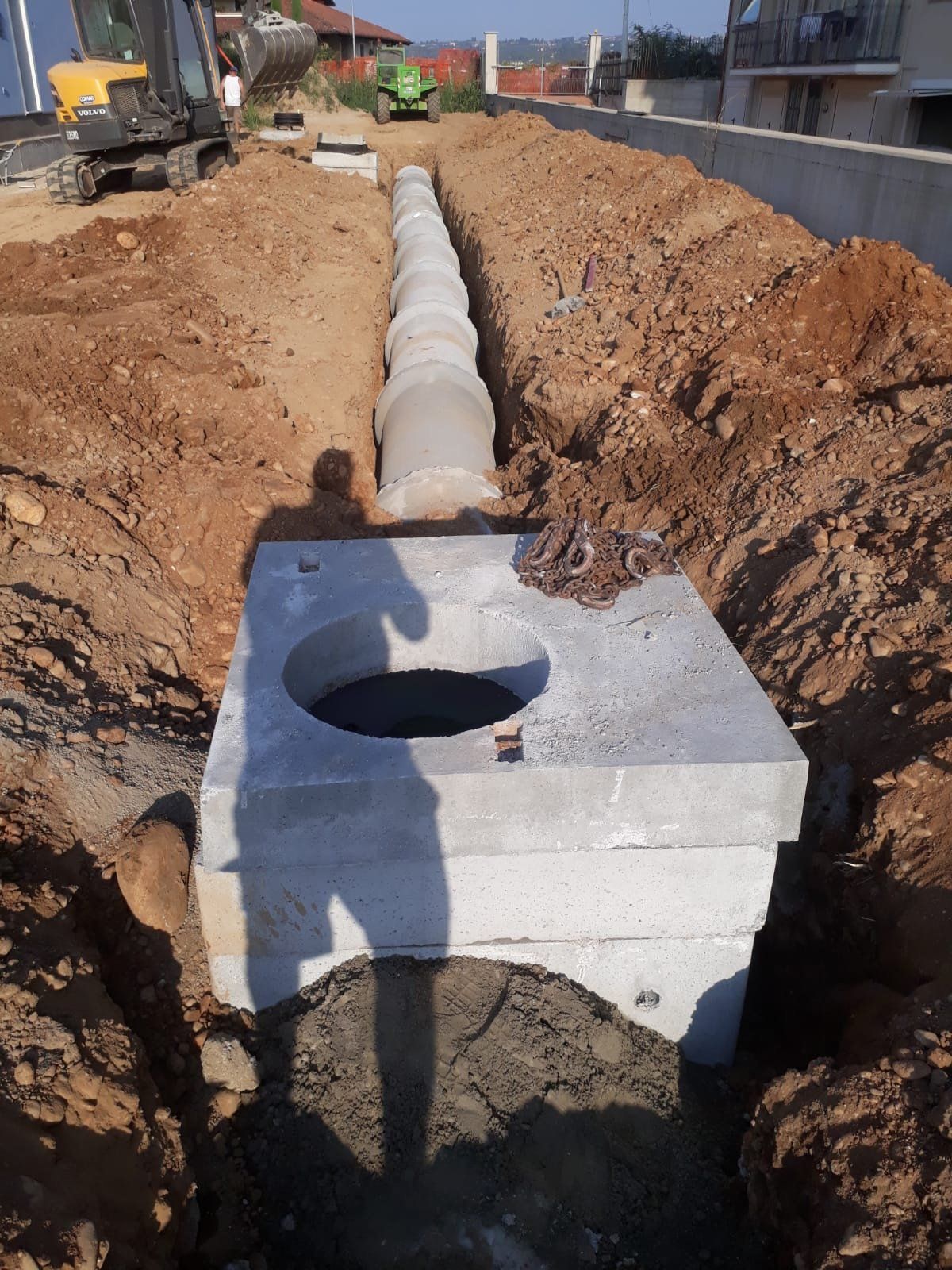 costruzione canali fognari