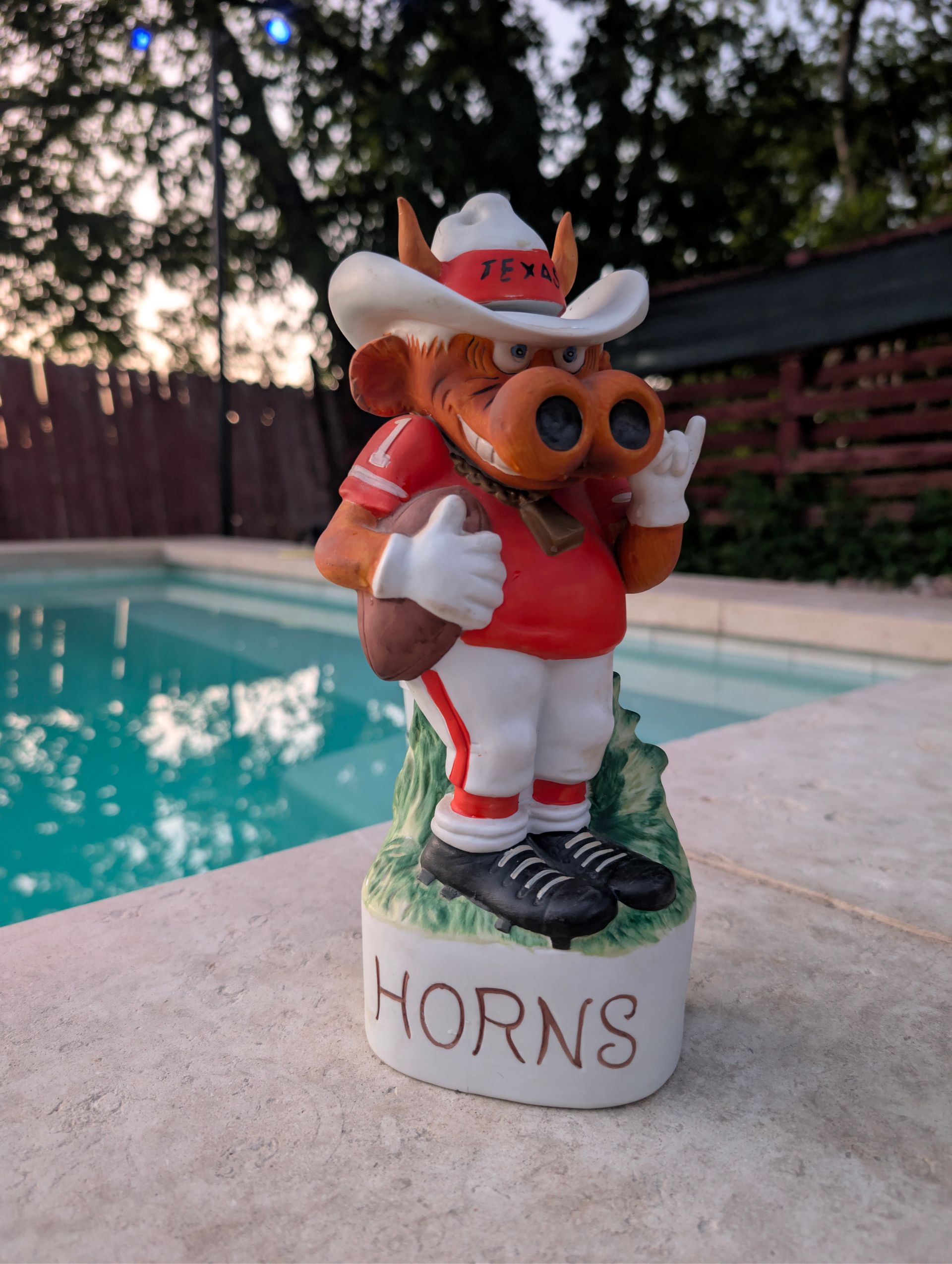 Bevo Longhorn Decanter