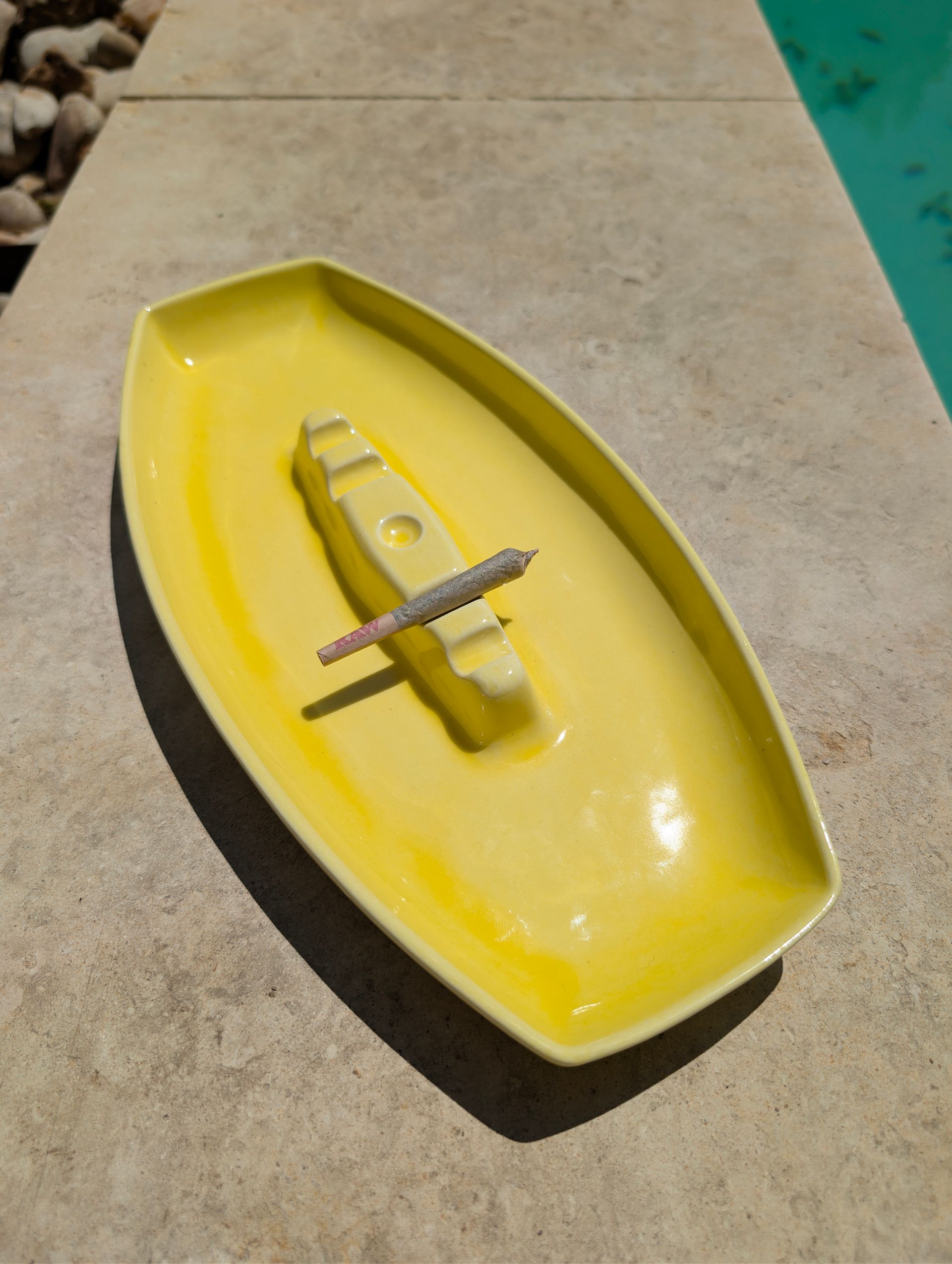MCM Yellow Ashtray