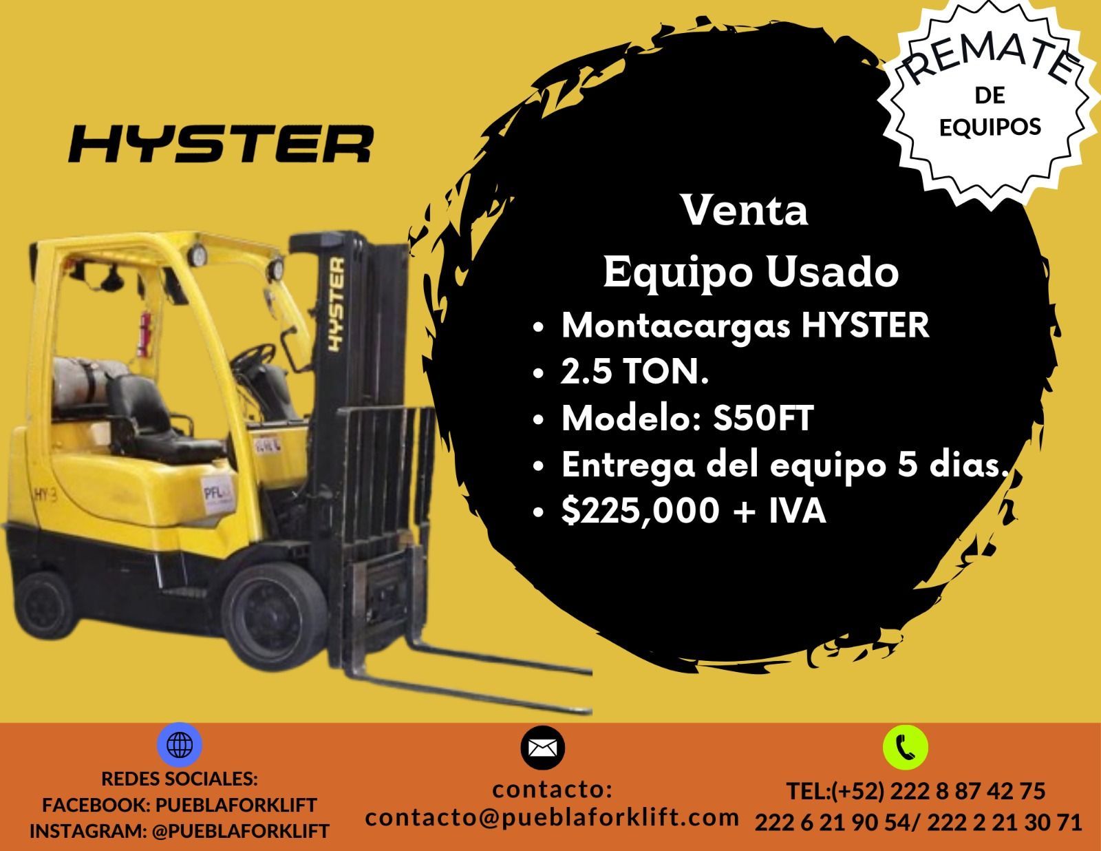 Venta y renta de montacargas