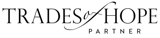 A black logo reading