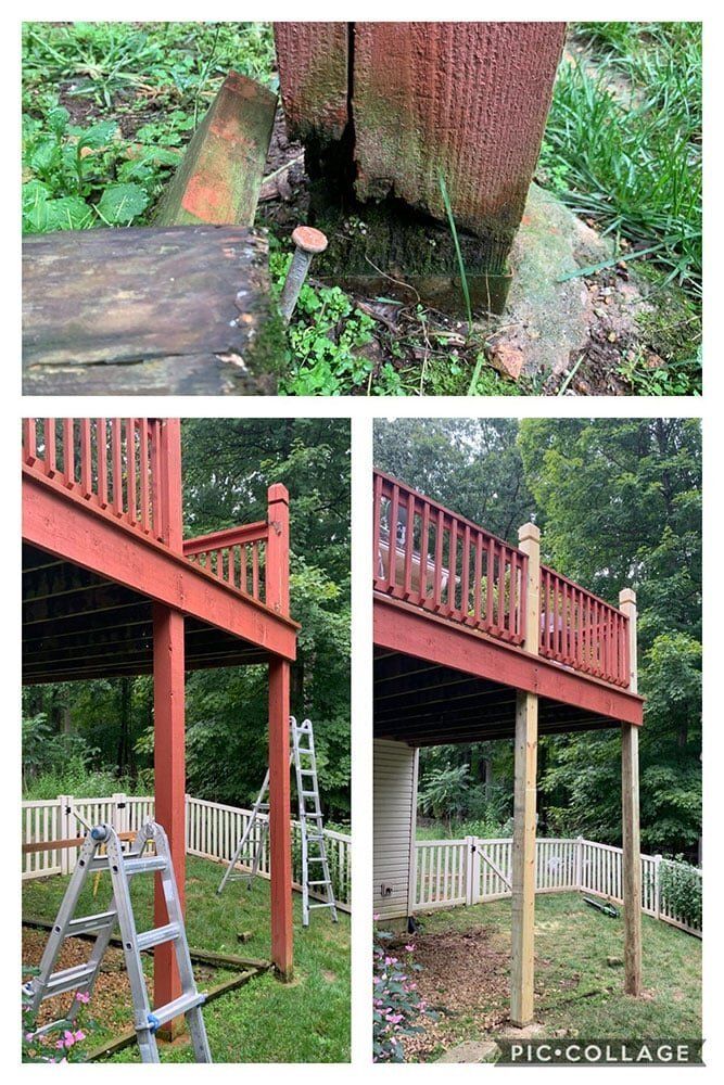 Red Balcony — Foristell, MO — Master of Repair Services, LLC