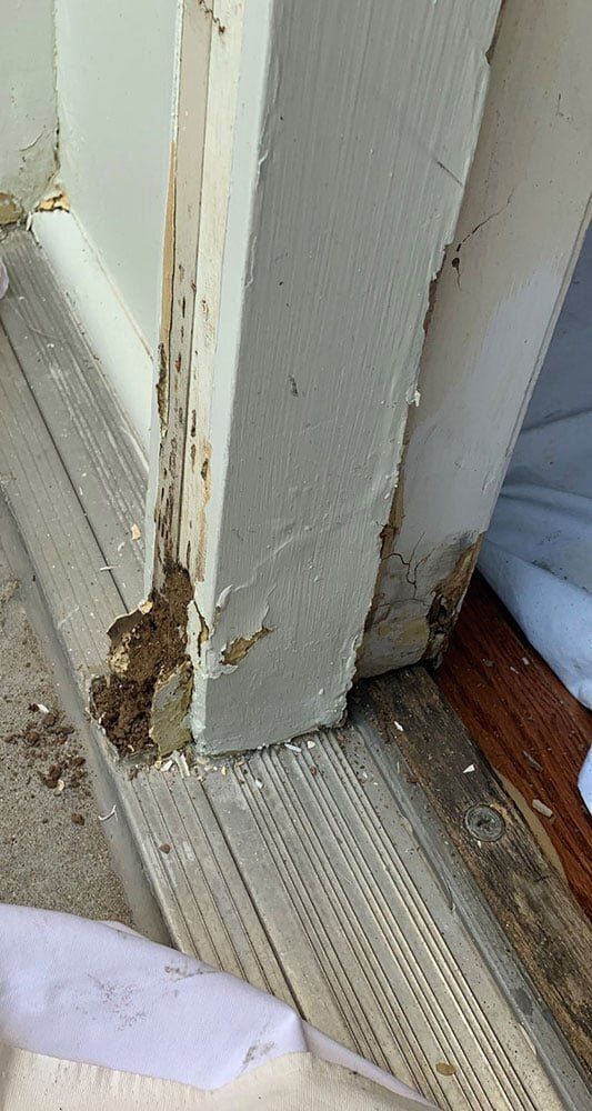 Door frame with white paint — Foristell, MO — Master of Repair Services, LLC