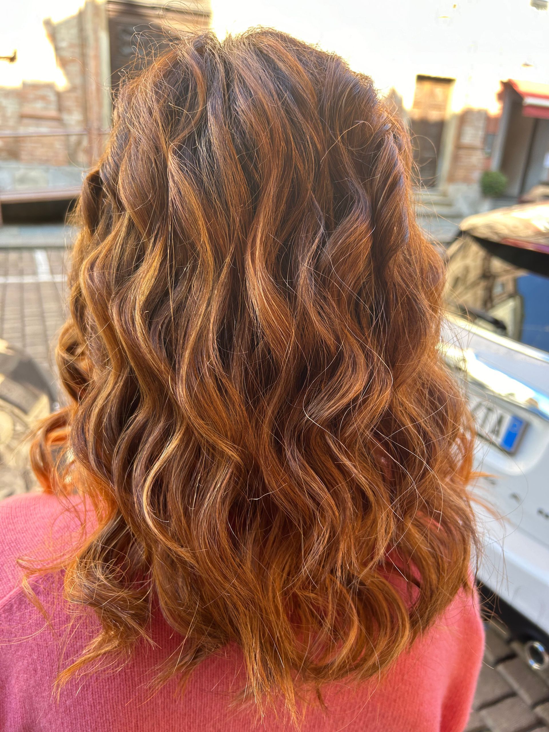 capelli colorati boccoli