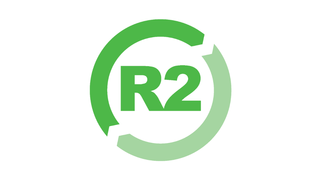 A green circle with the letter r2 inside of it.
