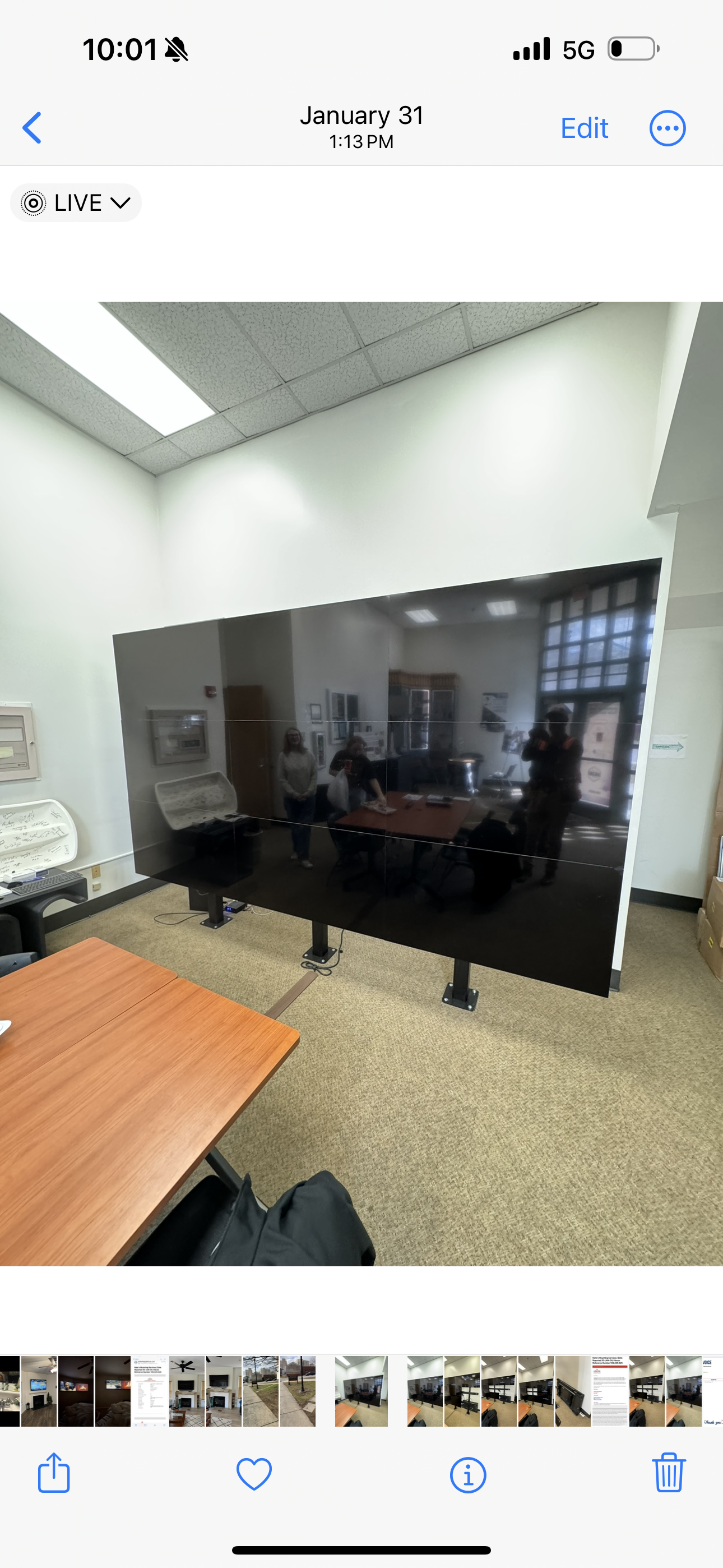 A picture of a room with a table and chairs in it.