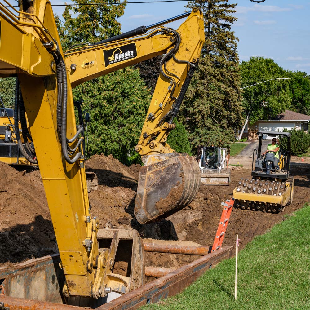 Excavation Site Grading — Chaska, MN — Kusske Construction Company