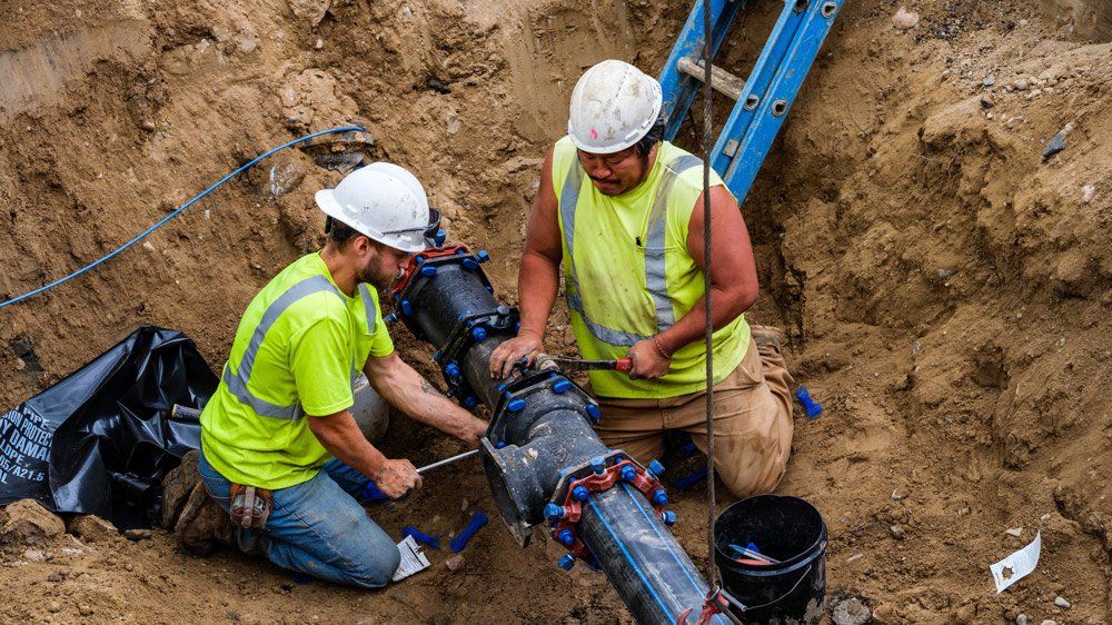 People Working with Excavation — Chaska, MN — Kusske Construction Company