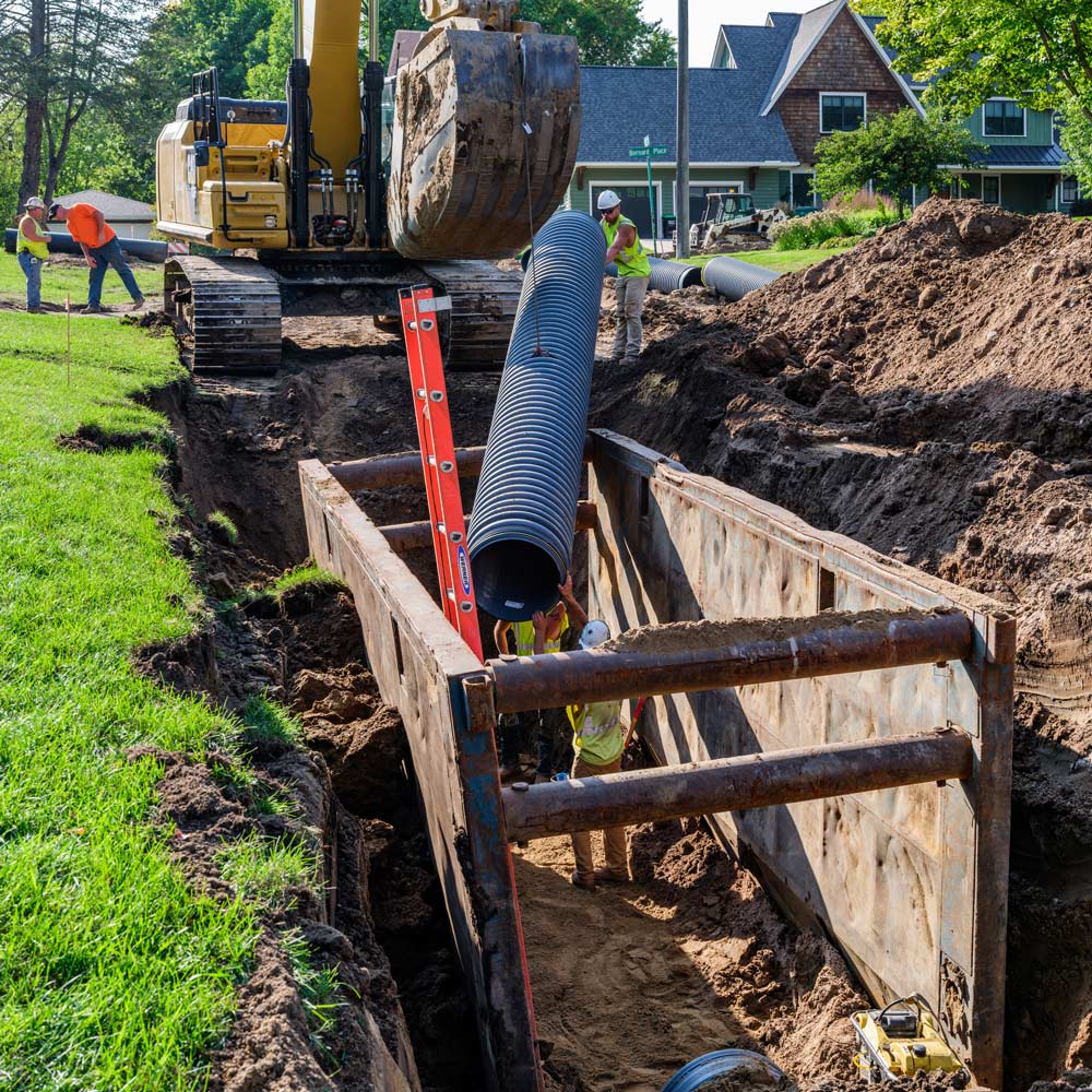 Site Under Construction — Chaska, MN — Kusske Construction Company