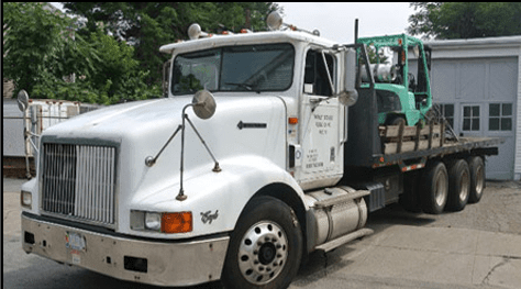 April 2, 2019/287 Trucking cat scale Reweigh. Russellville, Arkansas 