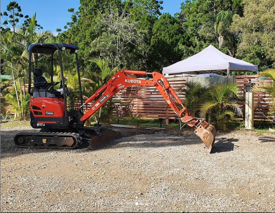 Excavator — Cape Byron Plumbing in Byron Bay, NSW