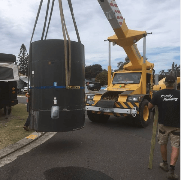 Large Solar Hot Water Storage Tank — Your Local Plumbers & Gas Fitters in Northern Rivers, NSW