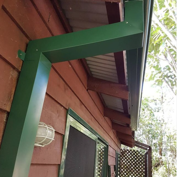 Metal Downpipes and Guttering in Byron Bay