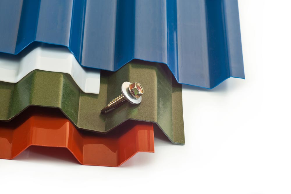 Metal Roof Of Different Colours And A Screw in Byron Bay — Cape Byron Plumbing