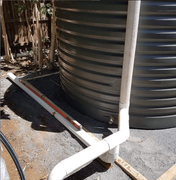 Rainwater Tank with Filters — Cape Byron Plumbing in Byron Bay, NSW