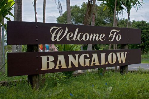 Sign Located at the Town Entrance — Cape Byron Plumbing in Bangalow, NSW