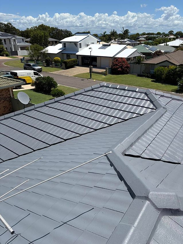A Grey Roof — Boss Roof Tiling and Restoration in Caboolture, QLD