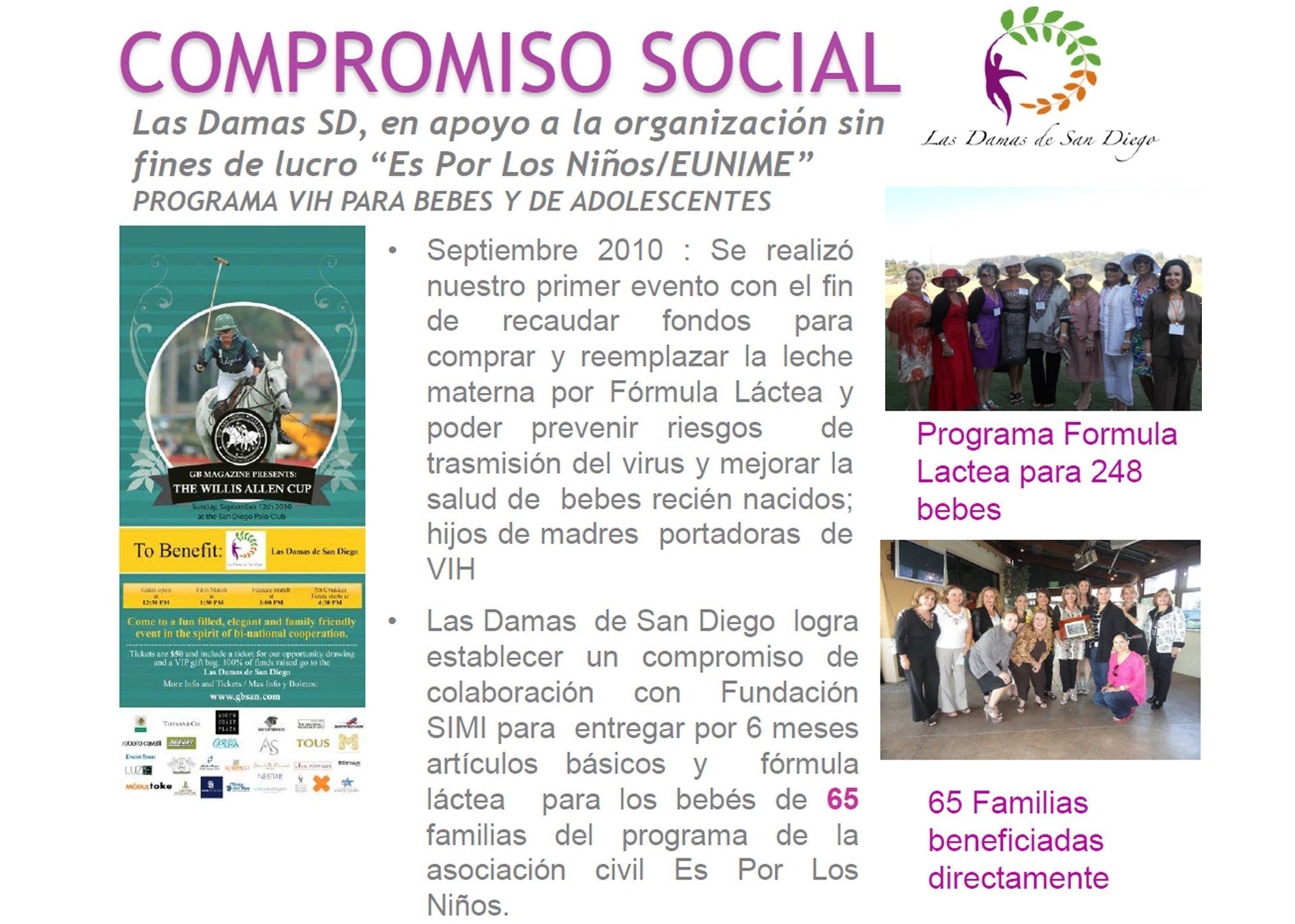 Un panfleto en español titulado Compromiso Social