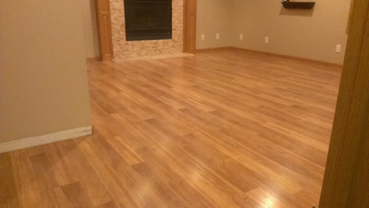 A living room with hardwood floors.