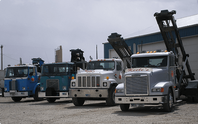 Trucks — Construction and Demolition Site in Cody, WY