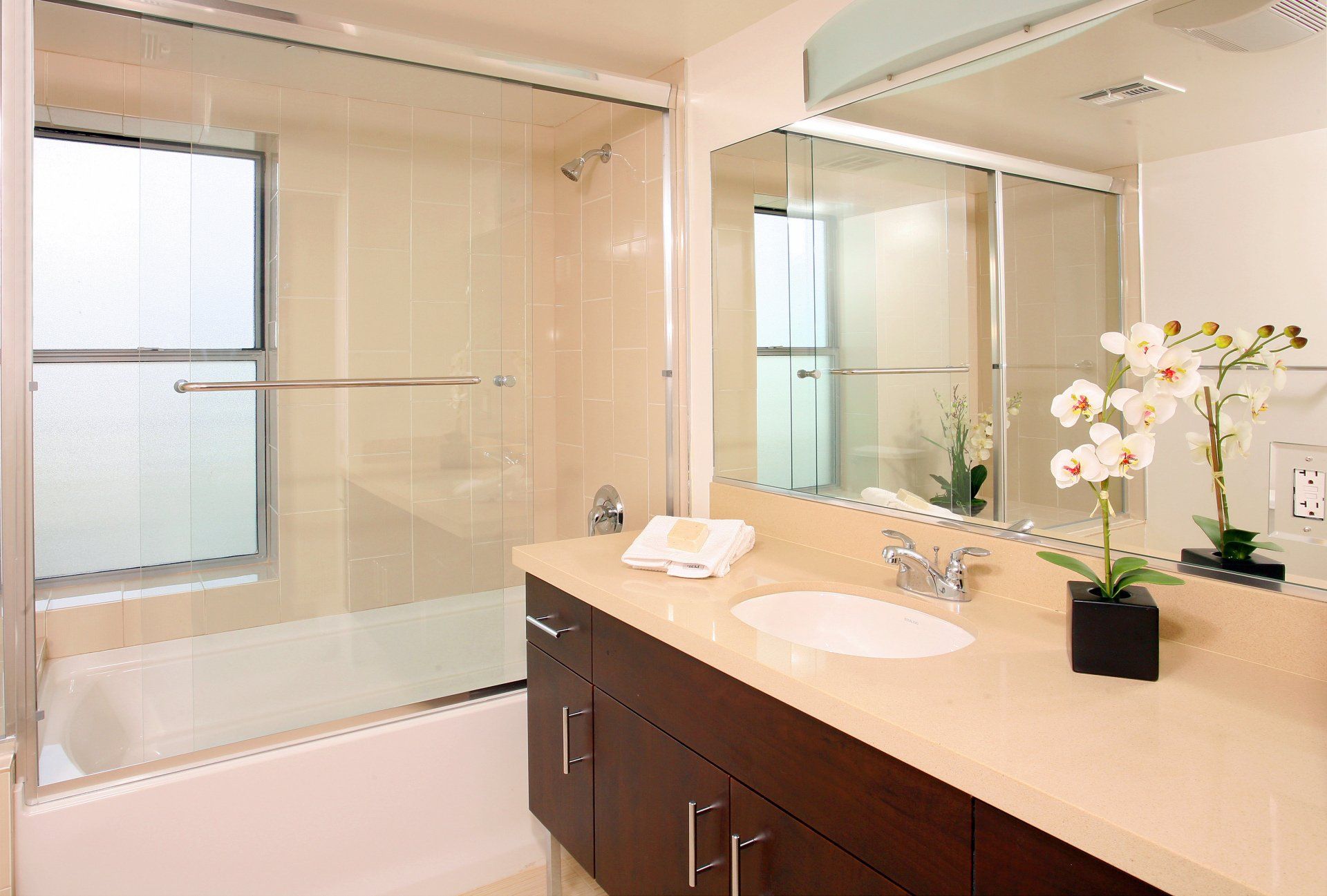 bathroom counter space