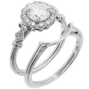 Diamond Round Bridal Ring — Diamandel Diamonds — Allen, TX