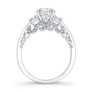 Luxury Ring With Swirl Details — Diamandel Diamonds — Allen, TX