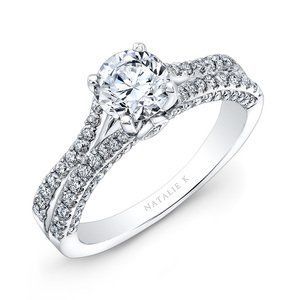 Luxury Ring With Silver Diamonds — Diamandel Diamonds — Allen, TX