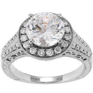 Silver Bridal Ring — Diamandel Diamonds — Allen, TX