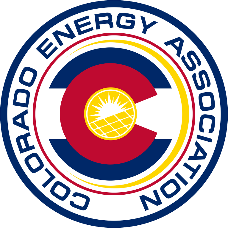 A logo for the colorado energy association