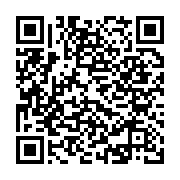 QR code with black and white squares.