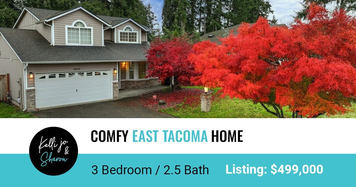 Absolutely brimming with thoughtful updates, this home nestled in Tacoma’s established Brooktree nei