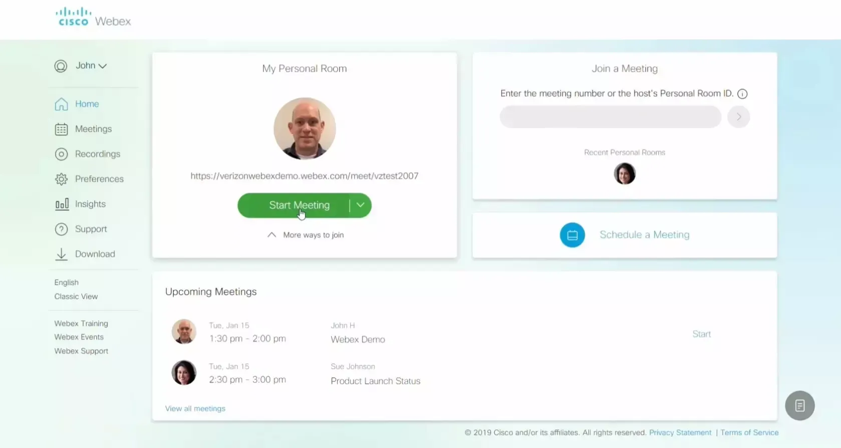 tarifs et fonctionnalités de webex