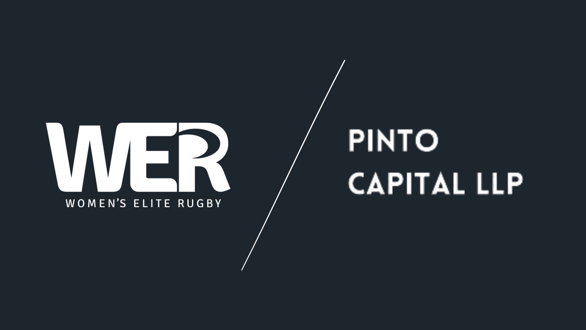 The logo for pinto capital llp is on a black background.