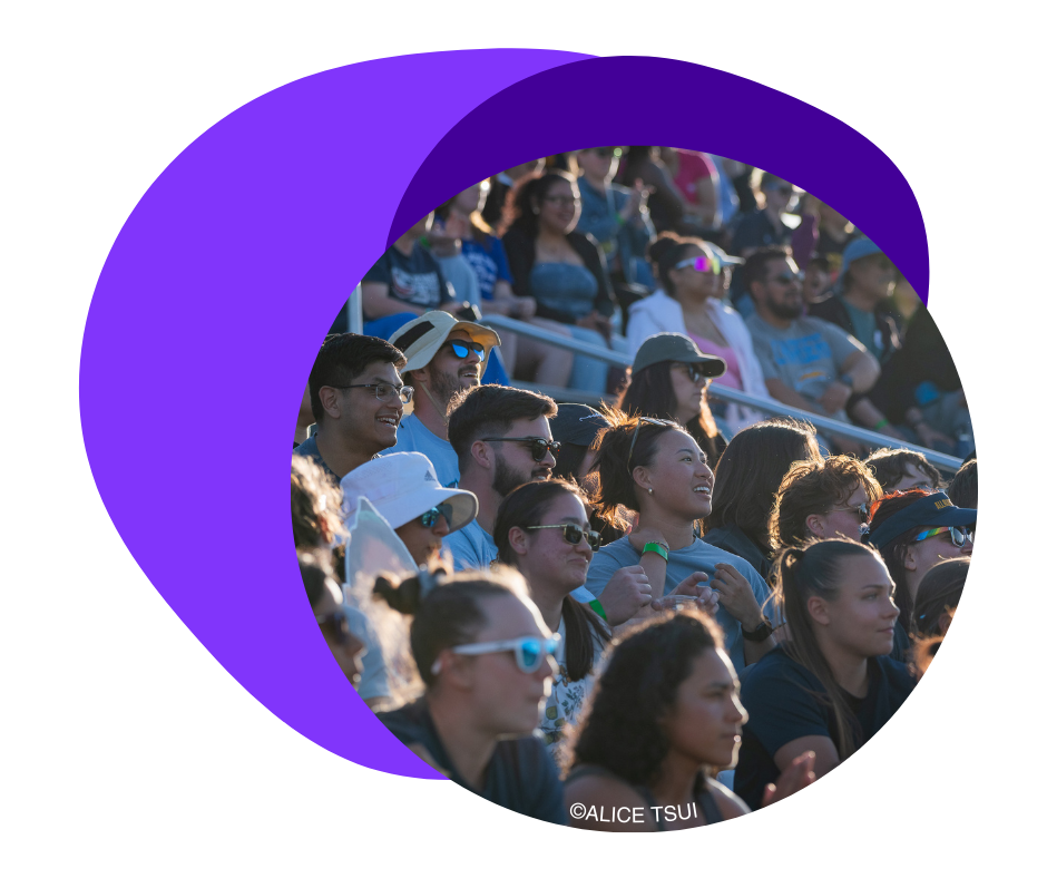 Fans pack the stands to cheer on their favorite team