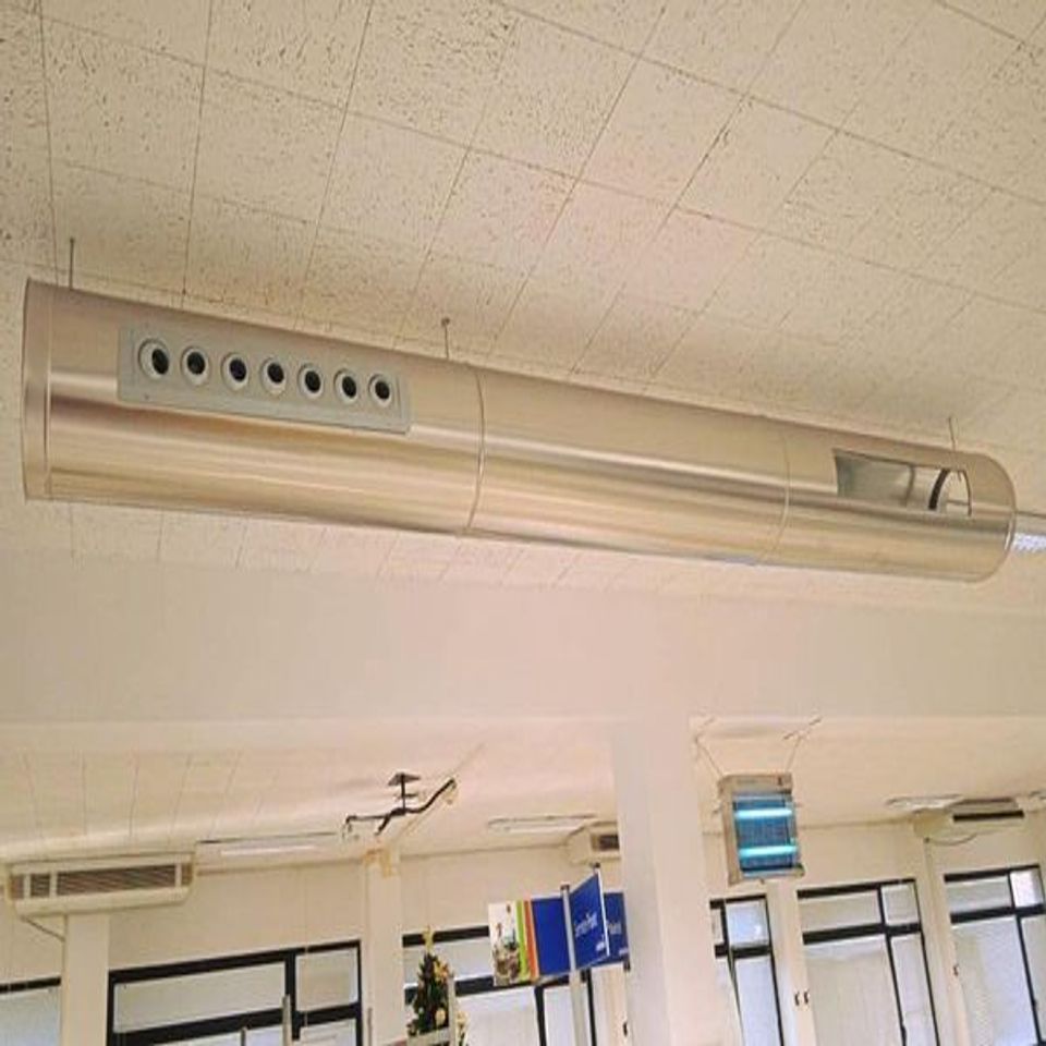 Sistema di ventilazione in ufficio