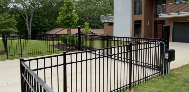 Metal Fence and Gate