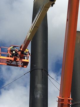 Alternating current field measurement testing