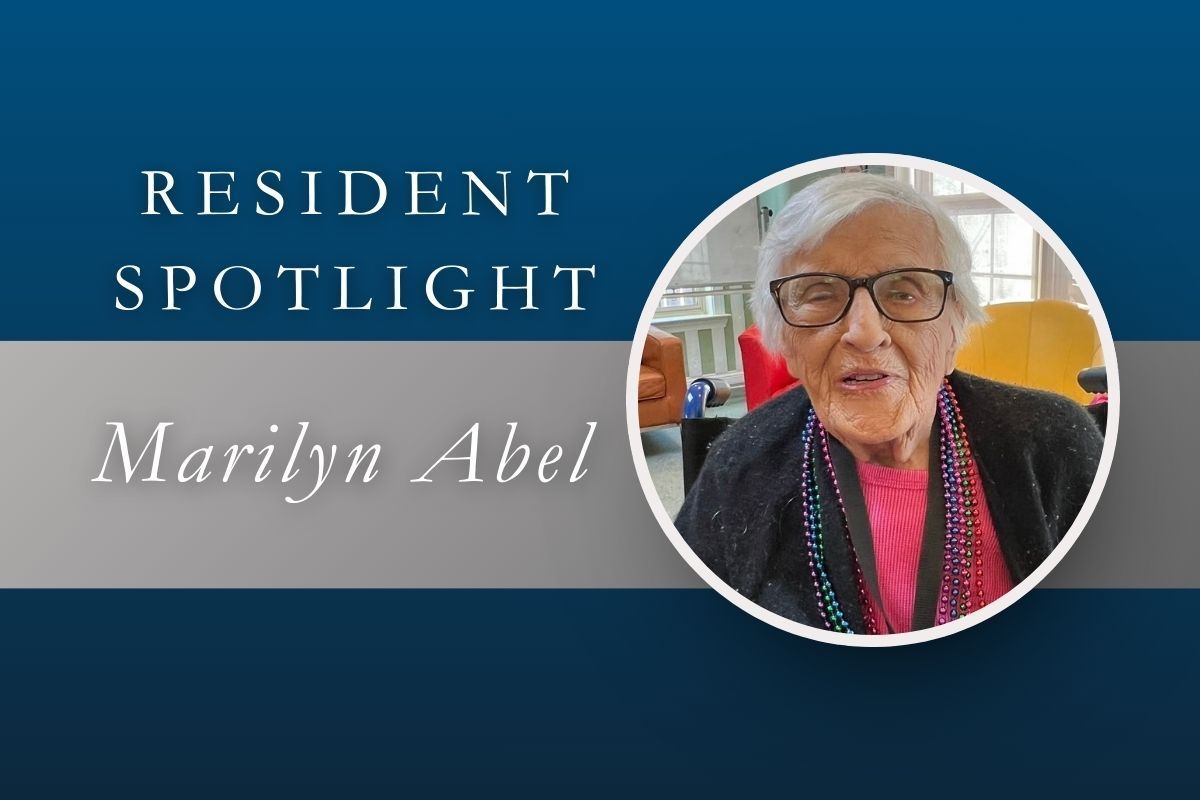 Resident Spotlight graphic with text 