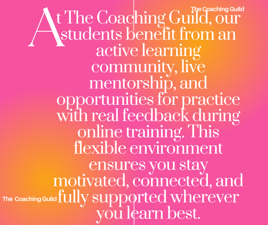 Online or In-Person Coach Training