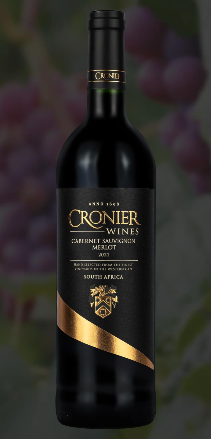 A bottle of cronier wines cabernet sauvignon